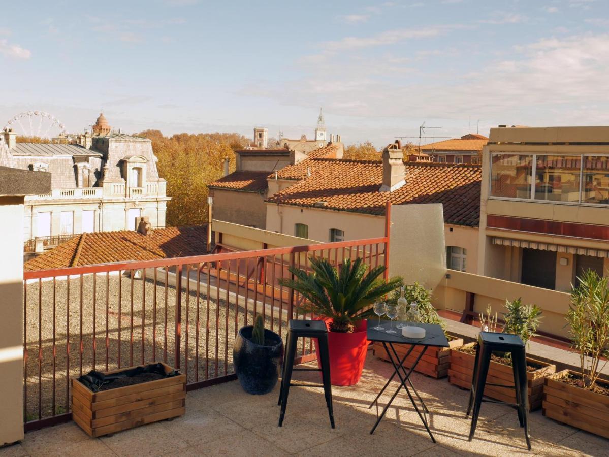 Le Penthouse Des Halles Perpignan Bagian luar foto